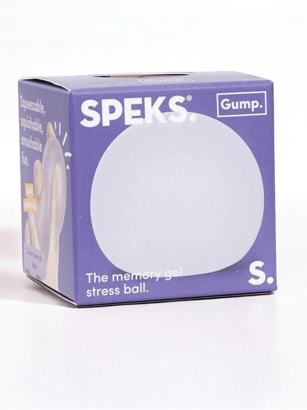 SPEKS Gump Stress Ball PURPLE MIST Memory Gel Squishy Fidget ** NEW **
